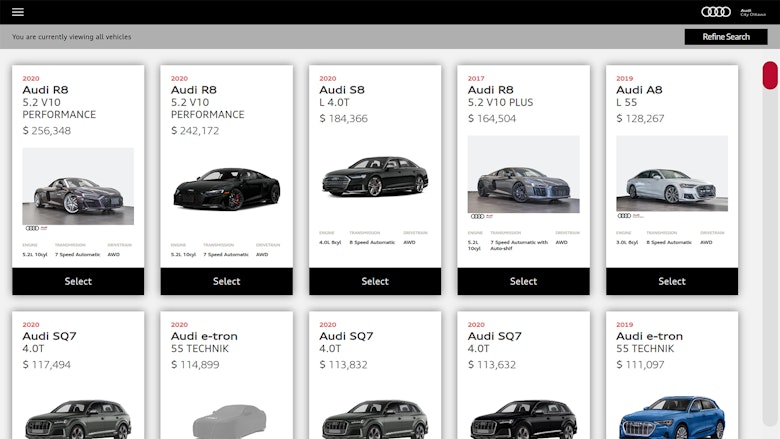 Audi inventory 1