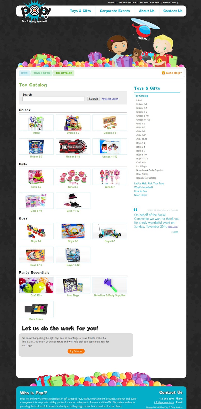 Toy Page
